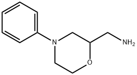 C-(4 - 苯基 - 吗啉-2 - 基)甲胺 结构式