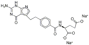 Pemetrexed-d5 Disodium Salt 结构式