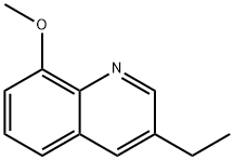 3-乙基-8-甲氧基喹啉 结构式