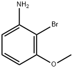 2-溴-3-甲氧基苯胺 结构式