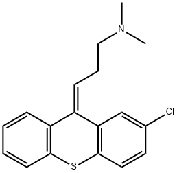 氯普噻吨 结构式