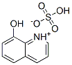8-hydroxyquinolinium hydrogen sulphate  结构式