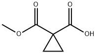 1,1-环丙基二甲酸单甲酯 结构式