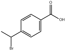 4-1-溴乙基苯甲酸 结构式