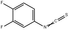 3,4-二氟苯异硫氰酸酯 结构式