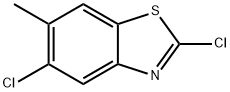2,5-二氯-6-甲基苯并[D]噻唑 结构式
