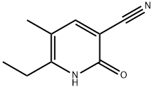 6-ETHYL-5-METHYL-2-OXO-1,2-DIHYDRO-PYRIDINE-3-CARBONITRILE 结构式