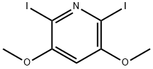 2,6-二碘-3,5-二甲氧基吡啶 结构式
