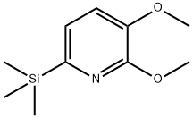 2,3-Dimethoxy-6-(trimethylsilyl)pyridine 结构式