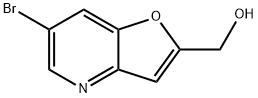 (6-Bromofuro[3,2-b]pyridin-2-yl)methanol 结构式