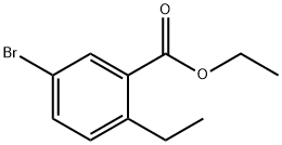 5-溴-2-乙基苯甲酸乙酯 结构式