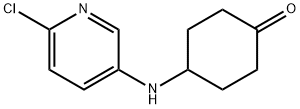 4-[(6-Chloro-3-pyridinyl)aMino]cyclohexanone 结构式