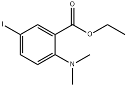 ethyl 2-(diMethylaMino)-5-iodobenzoate 结构式