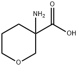3-氨基四氢-2H-吡喃-3-羧酸 结构式
