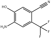 4-氨基- -羟基-2-(三氟甲基)苯甲腈 结构式