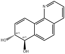 BENZO(H)QUINOLINE-7,8-DIHYDRODIOL 结构式