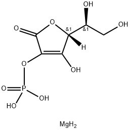 抗坏血酸磷酸酯镁 结构式