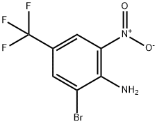 4-氨基-3-溴-5-硝基三氟甲苯 结构式