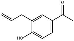 3'-丙烯基-4'-羟基苯乙酮 结构式