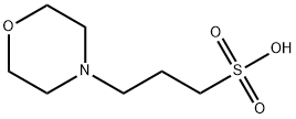 3-（N-吗啉）丙磺酸 结构式