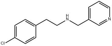 2-(4-氯苯基)-N-(吡啶-3-基甲基)乙-1-胺 结构式