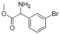 2-氨基-2-(3-溴苯基)乙酸甲酯 结构式