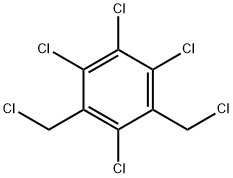 Α,Α',2,4,5,6-六氯间二甲苯 结构式