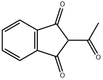 2-乙基-1,3-氢化茚二酮 结构式