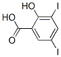 3,5-Di-Iodo Salicylic acid 结构式