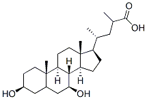 23-methylursodeoxycholic acid 结构式