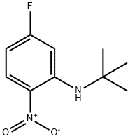 N-T-BUTYL-5-FLUORO-2-NITROANILINE 结构式