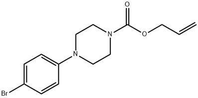 ALLYL 4-(4-BROMOPHENYL)PIPERAZINE-1-CARBOXYLATE 结构式