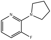 3-FLUORO-2-(PYRROLIDIN-1-YL)PYRIDINE 结构式