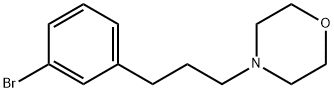 4-(3-(3-BROMOPHENYL)PROPYL)MORPHOLINE 结构式