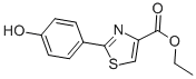 2-(4-羟基苯基)-噻唑-4-甲酸乙酯 结构式