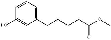 Benzenepentanoic acid, 3-hydroxy-, Methyl ester 结构式