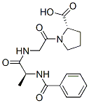 benzoylalanyl-glycyl-proline 结构式