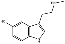 N-甲基-5-羟基色胺 结构式