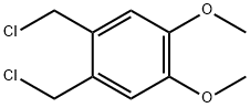 1,2-BIS(CHLOROMETHYL)-4,5-DIMETHOXYBENZENE 结构式