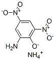 ammonium 2-amino-4,6-dinitrophenolate 结构式