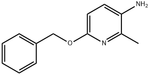 2-甲基-6-苄氧基-3-吡啶胺 结构式