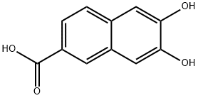 6,7-二羟基-2-萘甲酸 结构式