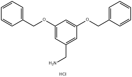 [3,5-Bis(benzyloxy)benzyl]amine hydrochloride 结构式