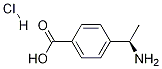 (R)-4-(1-氨基乙基)苯甲酸盐酸盐 结构式