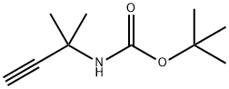N-(1,1-二甲基-2-丙炔-1-基)氨基甲酸1,1-二甲基乙酯 结构式