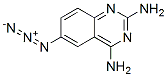 2,4-diamino-6-azidoquinazoline 结构式