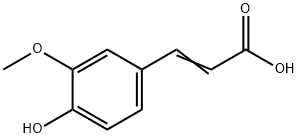 阿魏酸 结构式