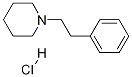 1-(2-苯基乙基)哌啶盐酸盐 结构式