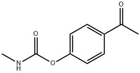 4-乙酰苯基甲基氨基甲酸酯 结构式