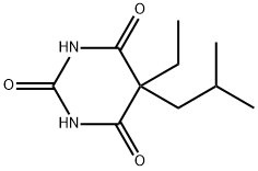 5-ethyl-5-isobutylbarbituric acid 结构式